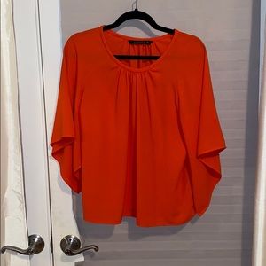 Burnt orange blouse
